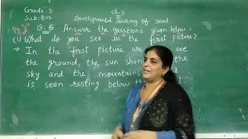 EM Grade 5 - EVS  Chapter -3[ Developmental Journey of seed]