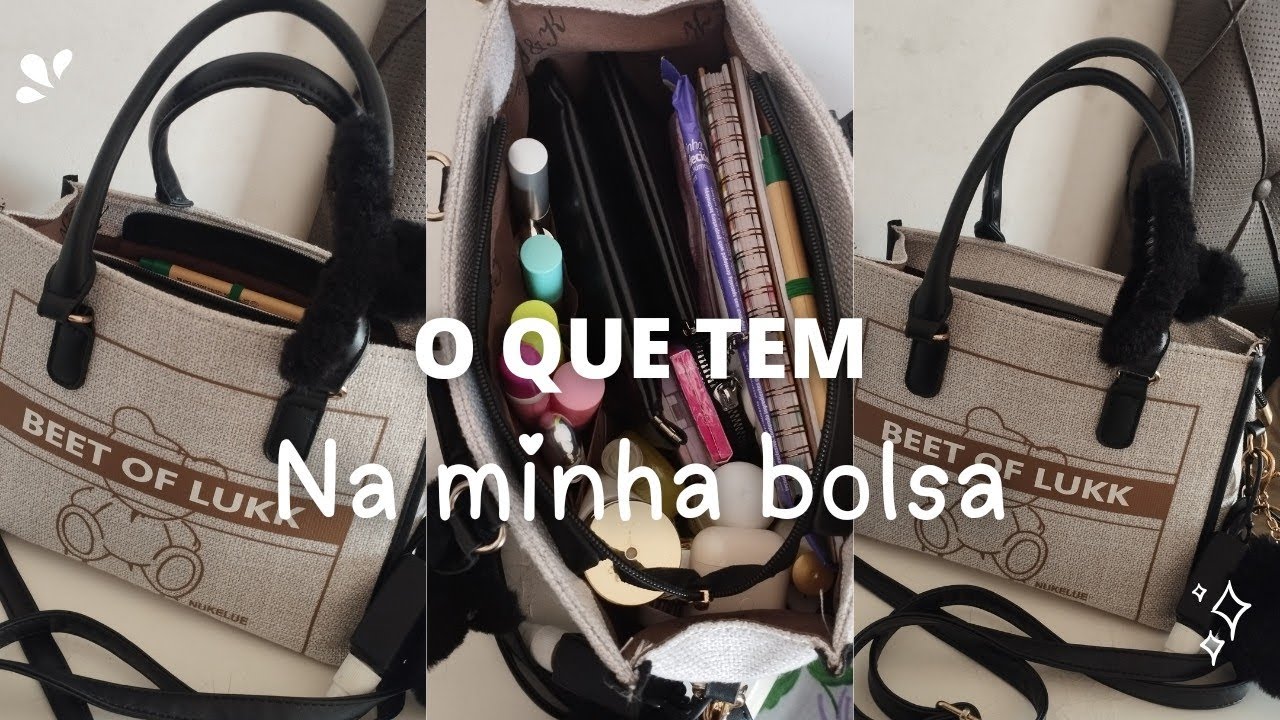 O que tem na minha bolsa - Atualizado