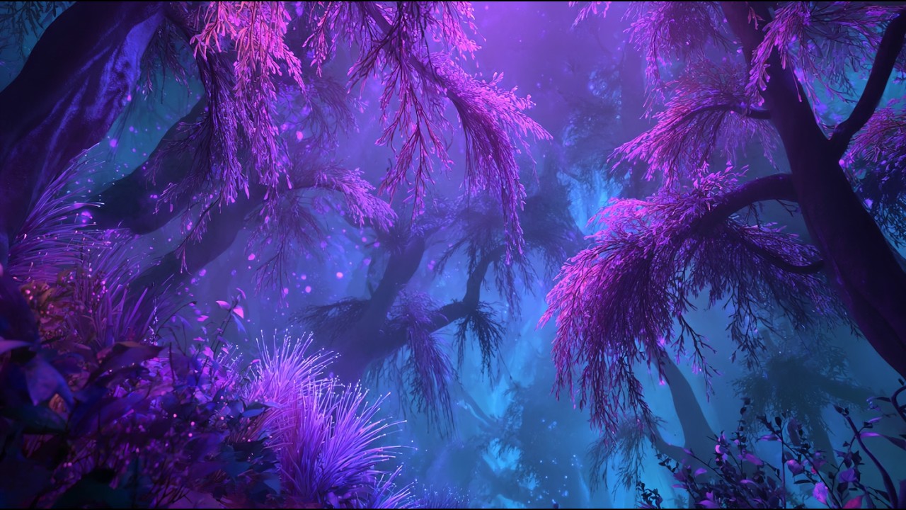 Forest After Midnight • Calm Wind & Sleep Sounds (10 Hours)