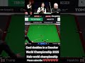 cool doubles in a Snooker world championship 2025 halo world championship #snookerlovers #snooker
