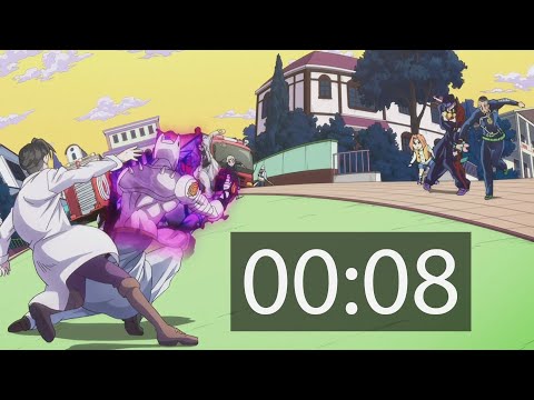 Jotaro vs Kira but with ACTUALLY REALISTIC timing