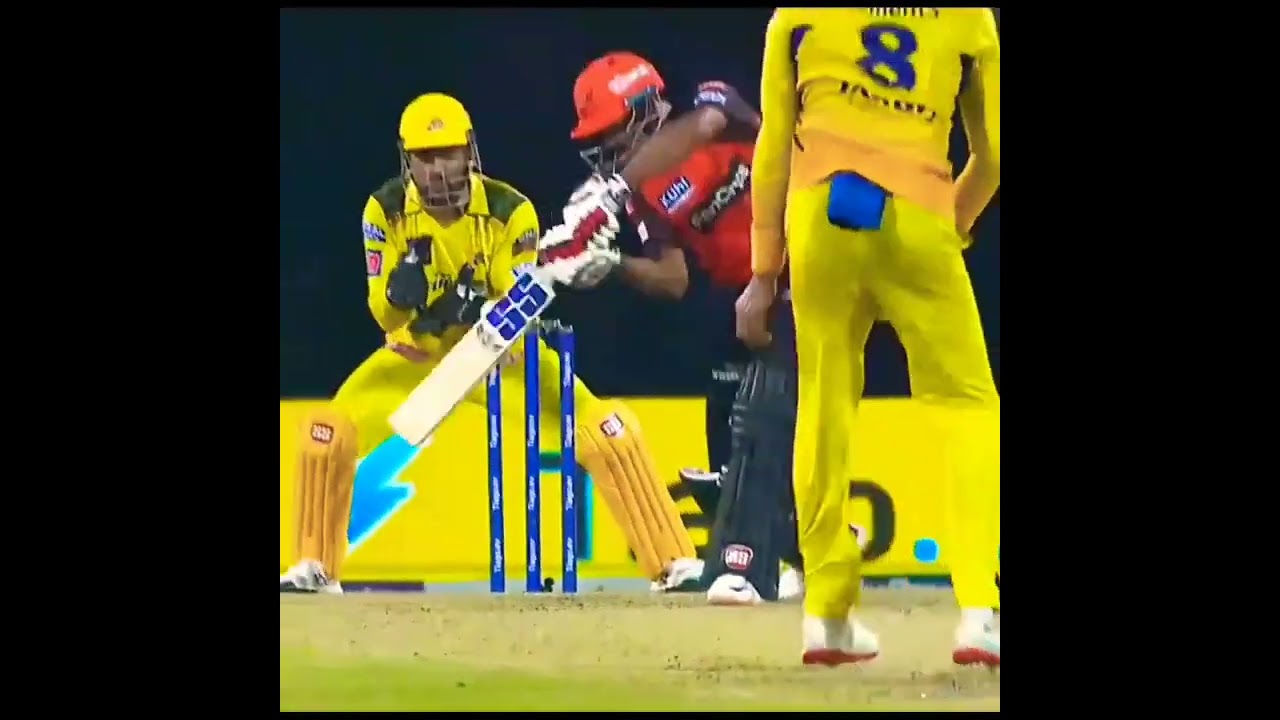 CSK vs SRH Match Sir jadeja aggressive 💪💪CSK fan #