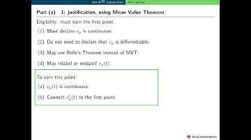 2019 AP Calculus AB2 Scoring and Common Errors