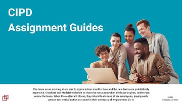 CIPD Level 5 5OS01 3.1  Employment Law and Redundancy