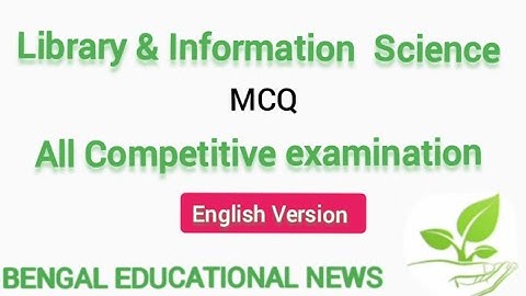 Library & Information Science MCQ | Practice Set- 1 | For all Library competitive exams|| 2022