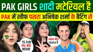 Abhishek Sharma क दवन पकसतन लडकय Indian Reaction