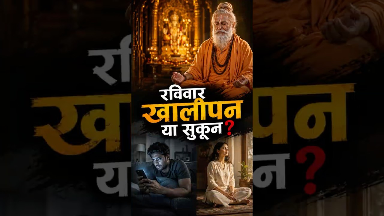 रविवार खाली लगता है? इसकी वजह जानिए — मन की शांति प्रवचन