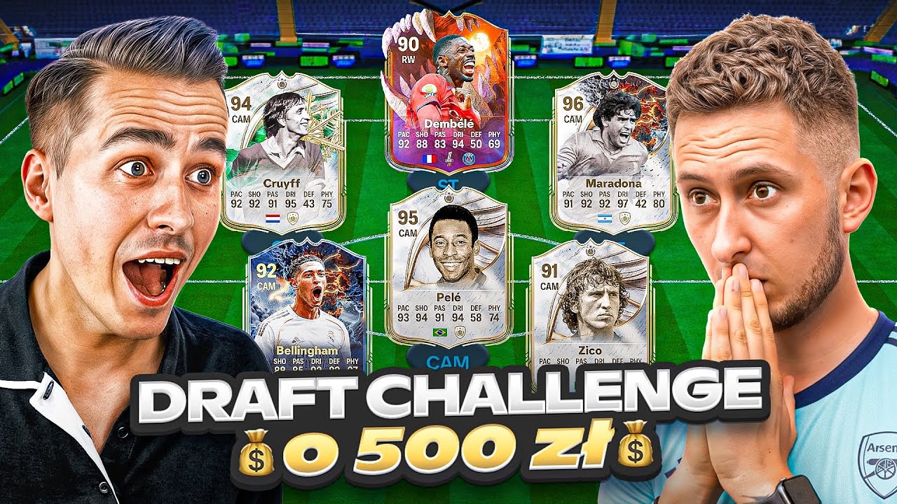 NAJDROŻSZY DRAFT CHALLENGE o 500 ZŁ vs LACHU | EA FC 26