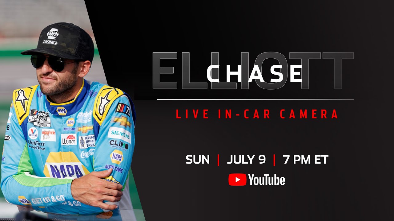 Chase Elliott In-Car Camera presented by Coca-Cola