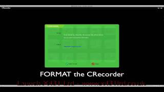 How to register the Launch CRecorder