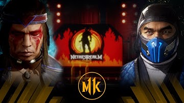 Mortal Kombat 11 - (Klassic) Nightwolf Vs (Klassic) Sub Zero (Very Hard)