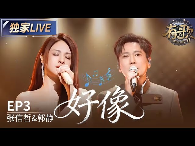 【独家LIVE】张信哲郭静《好像》合唱太戳心 唱透爱情里的拉扯和不甘！ #有歌2 EP3 20260116