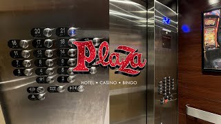 Freshly Modernized Dover Traction Elevators - North Tower, Plaza Hotel & Casino - Las Vegas, NV