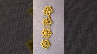 So easy and so beautiful borderline hand embroidery short video #shorts
