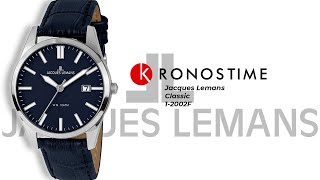 Jacques Lemans Classic 1-2002F обзор часов - KronosTime.RU