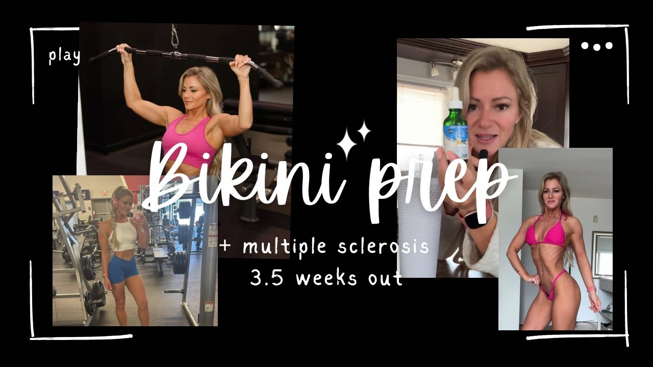 Bikini prep + multiple sclerosis. Photo shoot, morning routine, coffee on prep