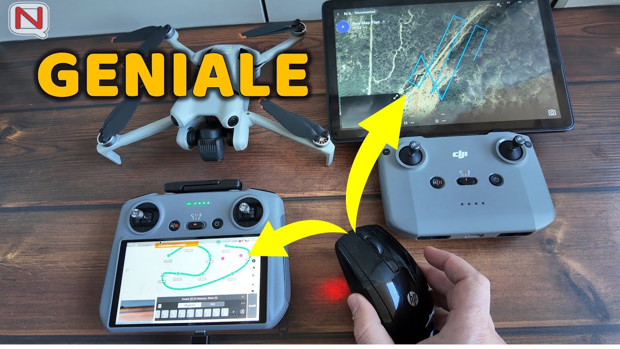 DJI Mini 4 Pro: Waypoint Onboard col Mouse – Trucco Geniale!
