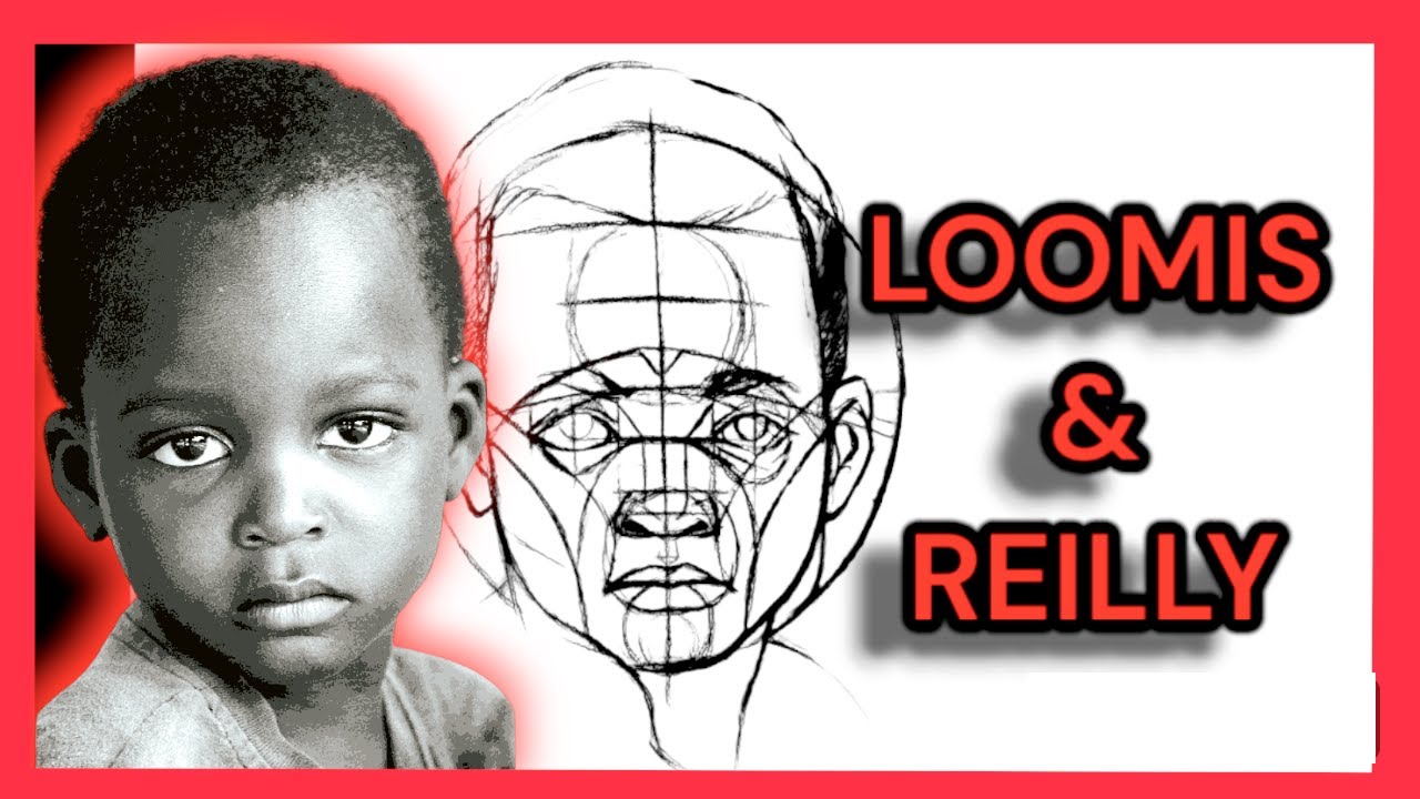 (ШАГ ЗА ШАГОМ) Как нарисовать ДЕТСКОЕ ЛИЧИКО 👶Объединение метода ЛУМИСА И РЕЙЛИ