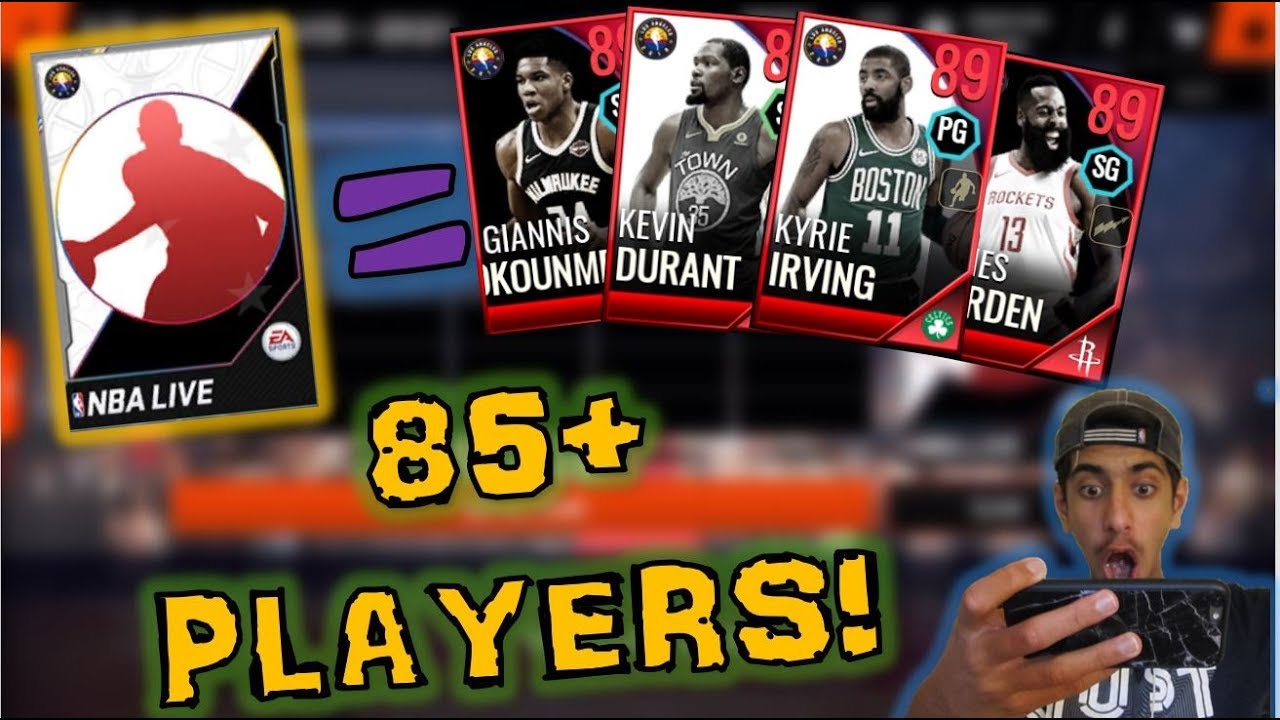 INSANE 85+ ALL-STAR ELITE PACK OPENING!! | NBA LIVE MOBILE 18