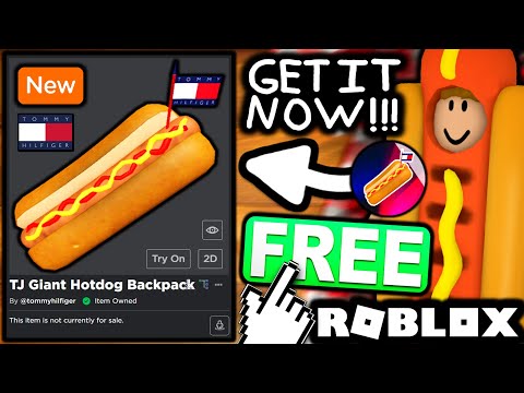 FREE ACCESSORY! HOW TO GET TJ Giant Hotdog Backpack! (ROBLOX Tommy Play Event)