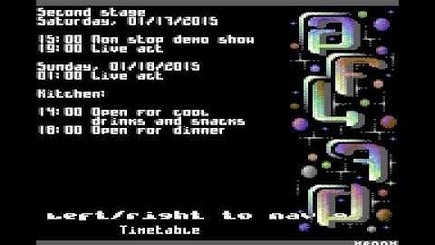 Alpha Flight 1970 - Back to Planet Alpha - c64 Demo