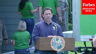 Florida Gov. Ron DeSantis: Only 39,000 Homes Are Without Power After Hurricane Idalia