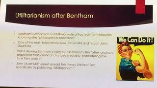 Utilitarianism Presentation- Ethics