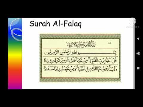 Isi kandungan surah al falaq