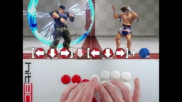 Double slide method on Hit Box #KOFXV #HitBox #HowToHitBox #KOF @SNK_OfficialChannel
