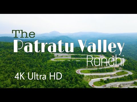 4K The Patratu Valley and The Patratu Dam amazing Aerial View  Aerial View Drone views