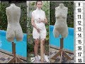 DIY: Как сделать манекен гипс + пена (часть 1) Dress Form Cast In Flexible Foam