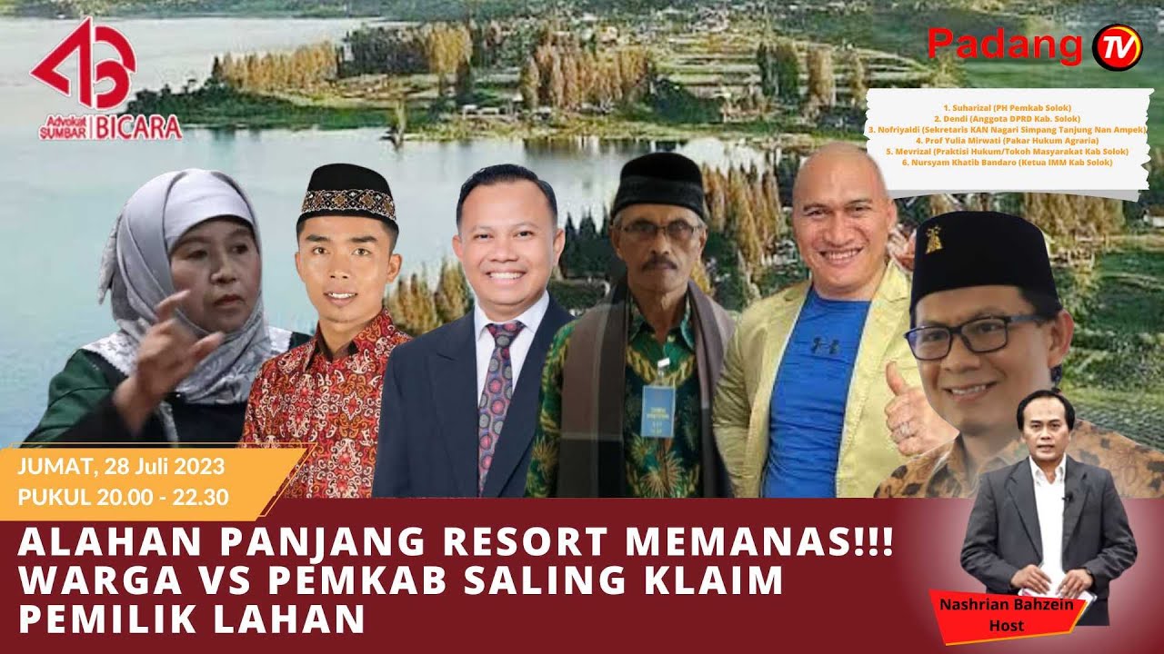 LIVE:ASB - Alahan Panjang Resort Memanas. Warga Ambil Alih Lahan, Pemkab Solok Polisikan Warga