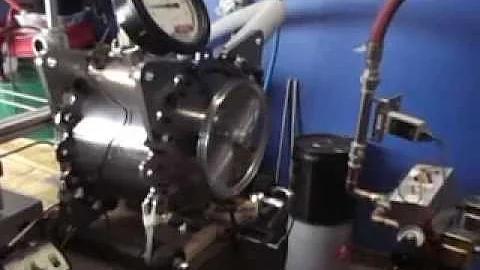 Rotary Vane Expander Engine-Bench test