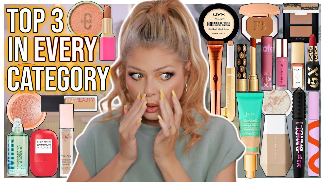 Top 3 In EVERY Makeup Category (39yo combo skin) YouTube