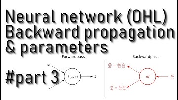 Step by Step neural networks tutorial (OHL) - backward propagation and updating parameters