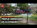 Asesinan a balazos a tres hombres dentro de una casa en Acámbaro, Guanajuato
