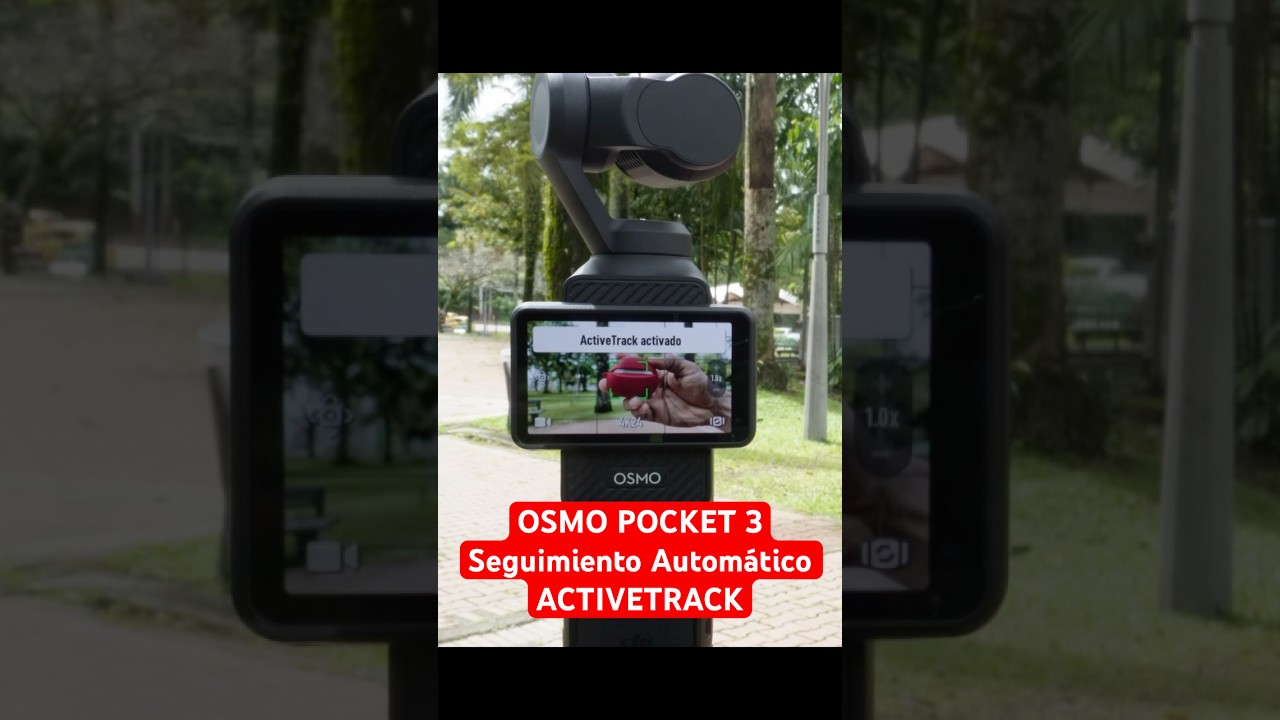 How to activate automatic tracking ActiveTrack on the DJI OSMO POCKET 3 YouTube