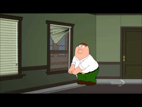 Family Guy - Peter attempts to open the blinds
