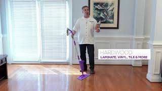 How To Clean Floors  Click N Clean All Floors  No Bucket Floor Cleaner