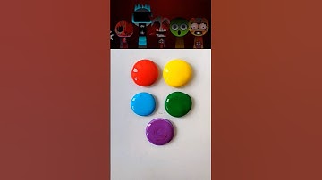 Guess The Mixed Color Sprunki phase 3 #sprunki #colormixing #satisfying #asmr