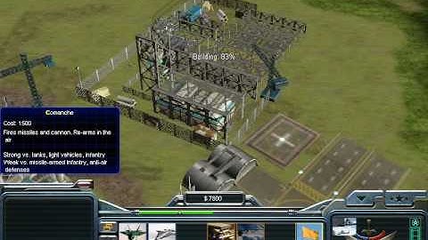 Command & Conquer Generals: Zero Hour - Challenge Mode (Hard) USA Laser vs Tao, part 1 / 3