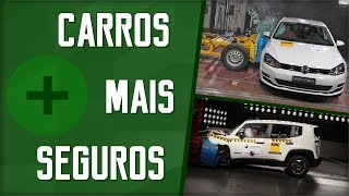 07 Carros MAIS Seguros do Brasil no teste de Colisão | Canal KMBR