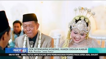 Kakek Nikahi Gadis Mahar Rp 3 Miliar di Pacitan Jawa Timur
