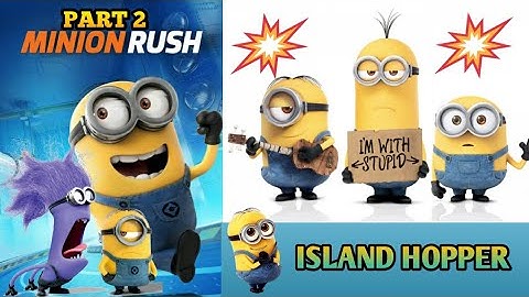 Minion Rush Infinite Run Game Gameplay | Part 1 | Unlock Island Hopper | RASEEN