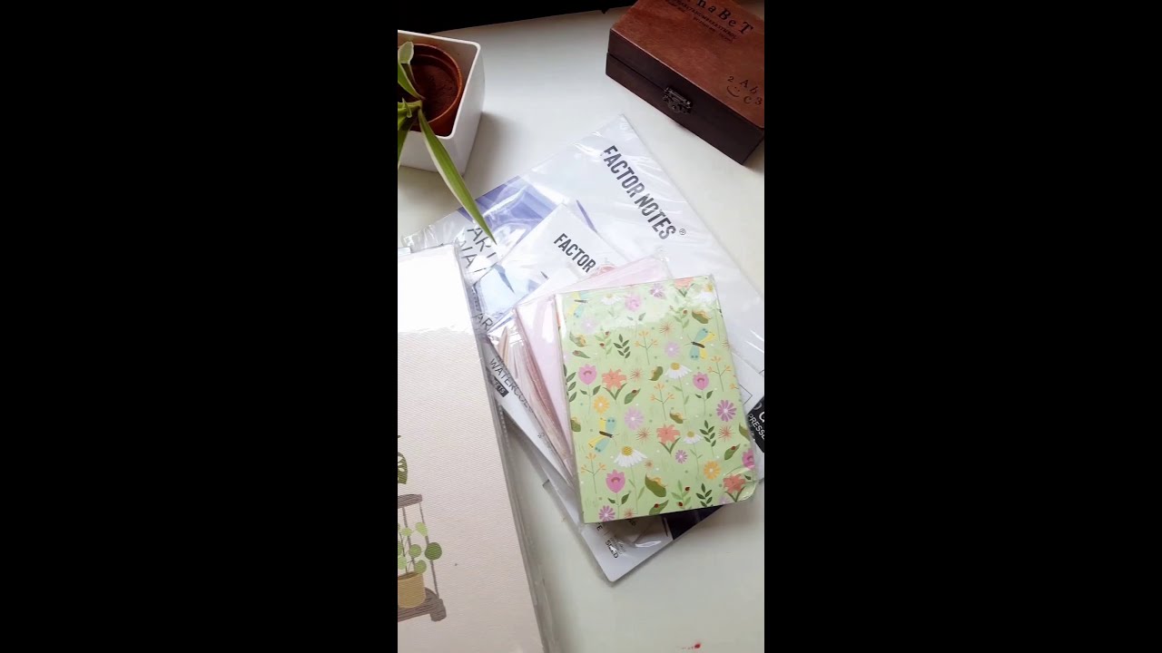Unboxing Cute Notebooks from Factor Notes
