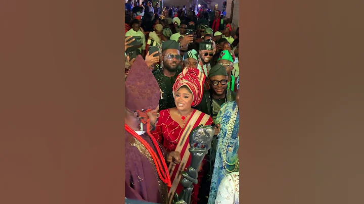 ODUNLADE ADEKOLA ENTRANCE AT WARLORD MOVIE PREMIERE WITH ENIOLA AJAO