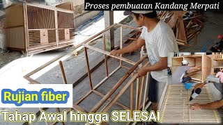 cara membuat kandang merpati 2 ruang // how to make a 2 room pigeon coop