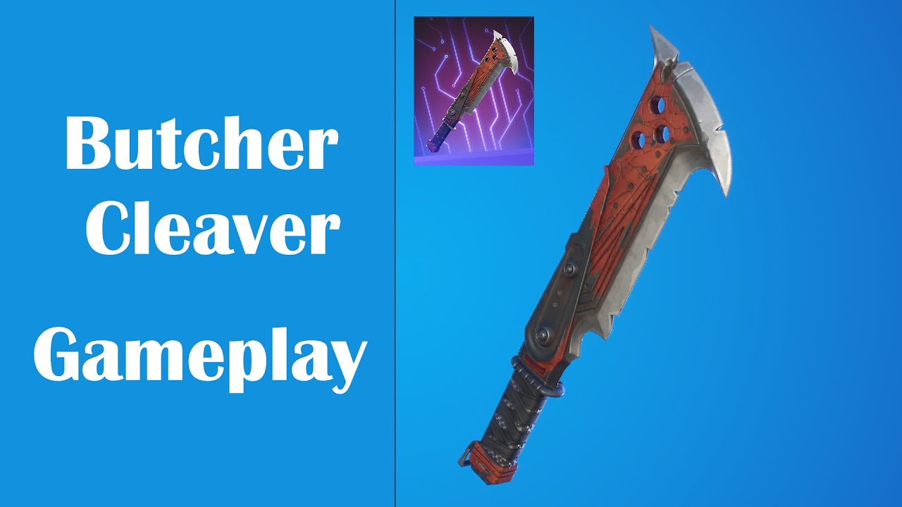Fortnite Butcher Cleaver Gameplay Zero Build YouTube