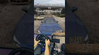 Lamborghini Aventador Vs Ferrari 812 Superfast shorts