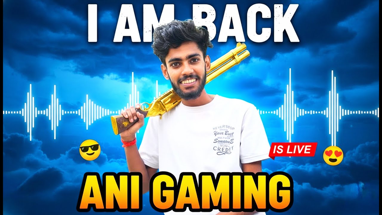 FREE FIRE LIVE STREAM ANI BACK WITH MONSTER  GAMEPLAY BR RANK